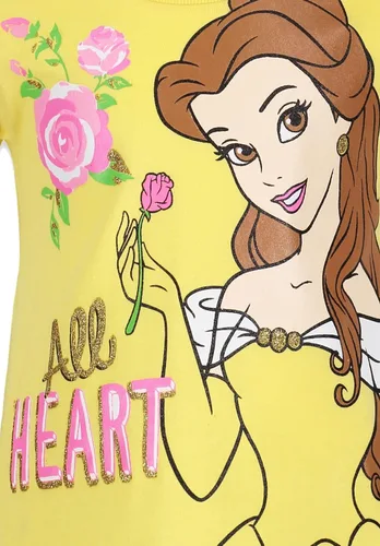 Vista 7 de Disney Princess Mulan Rapunzel Moana Tiana 4 Pack Short Sleeve Graphic T-Shirt