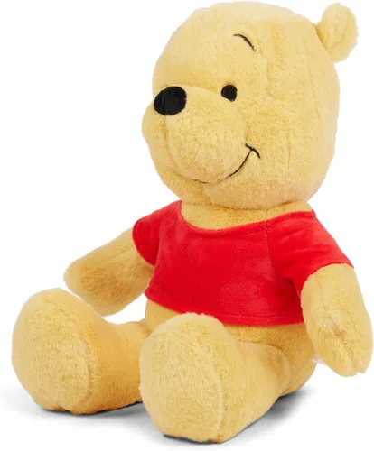 Vista 3 de Disney - Peluche oficial de Winnie The Pooh para niños, personaje de peluche con textura esponjosa y detalles bordados, orejas flexibles, de felpa