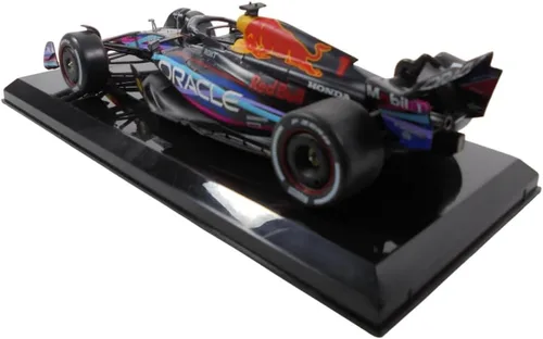 Vista 3 de Fórmula 1 compatible con Red Bull RB19#1 Max Verstappen World Champion Miami GP 2023-1/24 Scale Model Car OR100