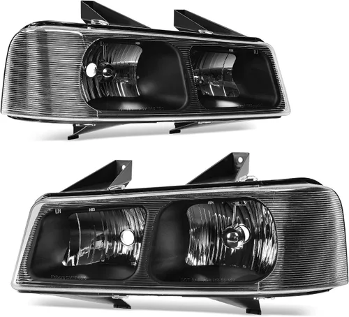 Vista 8 de AUTOSAVER88 - Conjunto de faros Compatible con 2006 2007 2008 2009 2010 2011 Chevy HHR 06 07 08 09 10 11 2006-2011 06-11 Par Carcasa cromada