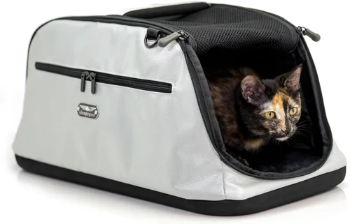 Vista 13 de Sleepypod Portador de mascotas para cabina de avión, talla única , Chocolate scuro Chocolate oscuro