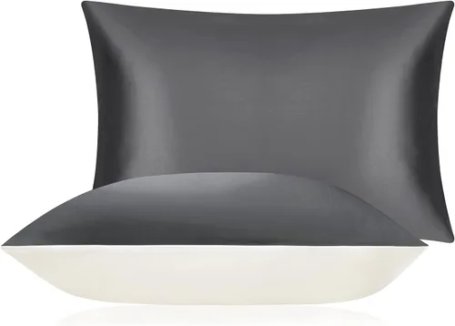 Vista 11 de DISANGNI Funda de almohada 100% seda de morera, utilizada para cabello y piel, funda de almohada de seda de un lado
