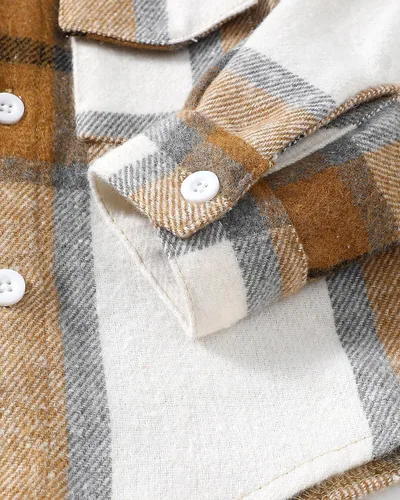 Vista 6 de Renotemy Conjunto de ropa para bebé niño y niño, conjunto de pantalones de mezclilla para otoño e invierno