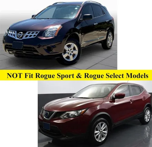 Vista 2 de cubierta retráctil para baúl trasero compatible con Nissan Rogue SV S SL 2014-2019 2020, protector de seguridad, pantalla de sombra, cubierta