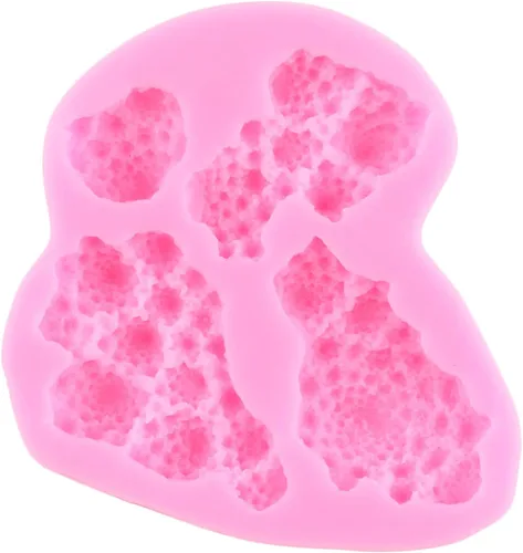 Vista 5 de Molde de silicona para algas marinas, juego de 4 moldes para fondant de coral marino