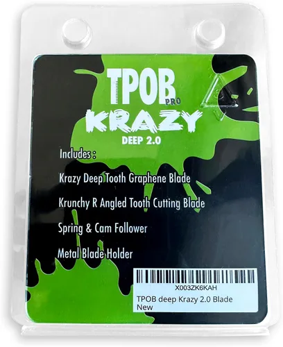 Vista 4 de TPOB Cuchillas de repuesto para cortadoras y recortadoras (Krazy Deep 2.0)
