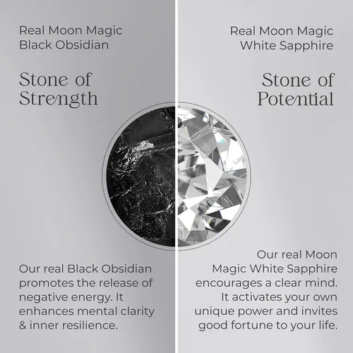 Vista 5 de Moon Magic - Authentic Moonstone Ring - FlowReal 925 Sterling Silver - 18k Rose Gold Raw Rainbow Moonstone Rings for WomenGenuine Moonstone Jewelry