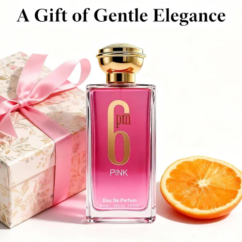 Vista 5 de A CENTER 6pm Pink - Perfume estilo colonia para mujer, 3.4 fl oz, suave floral, Eau de Parfum Suave almizcle y aroma amaderado, regalo para ella