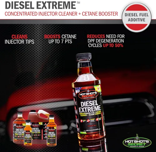 Vista 3 de Hot Shot's Secret Duramax Deep Clean - Eliminador de adherencia (32 onzas) y Diesel Extreme (16 onzas)