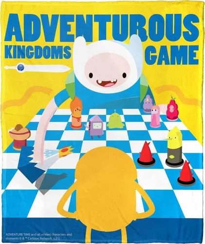 Vista 14 de Northwest Adventure Time - Manta de seda táctil, 50 x 60 pulgadas, Adventure Comic