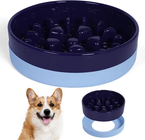 Vista 11 de Sted Cuencos de cerámica para perros con base de silicona Negro