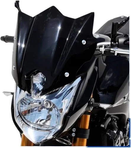 Vista 3 de for YA&MAHA FZ8 2010 2011 2012 2013 2014 2015 2016 2017 FZ 8 10-17 Motorcycle Windshield Black(Smoke)