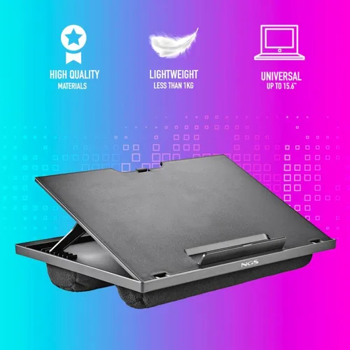 Vista 2 de NGS Soporte portatil LAPNEST 15,6" Base acolchada