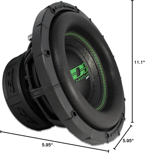 Vista 6 de Deaf Bonce Car Audio SA2510-D1 - Subwoofer de graves Apocalypse Dual 1 Ohm 1600W