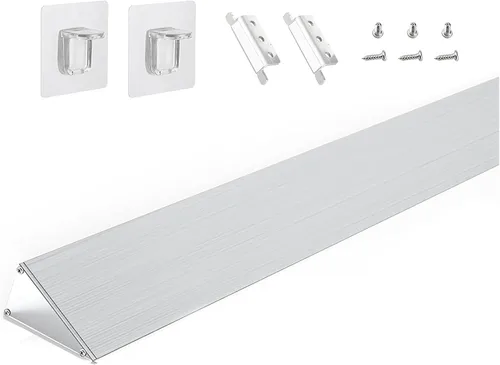 Vista 8 de Kit para rellenar hueco trasero de estufa deslizable de 30", W10113901A, Tira de relleno triangular universal para hueco de estufa, Kit de molduras