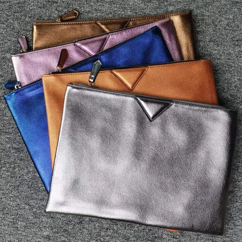 Vista 5 de NIGEDU Bolso de mano grande de piel sintética para mujer, bolso grande brillante para fiesta de noche