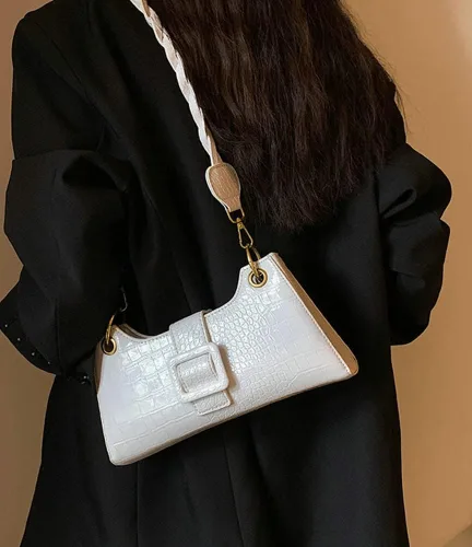 Vista 2 de Bolso plateado para mujer, bolsos cruzados, bolsos de noche Y2K, bolsos hobo, bolsos de hombro, bolsa de mano para mujer 2023
