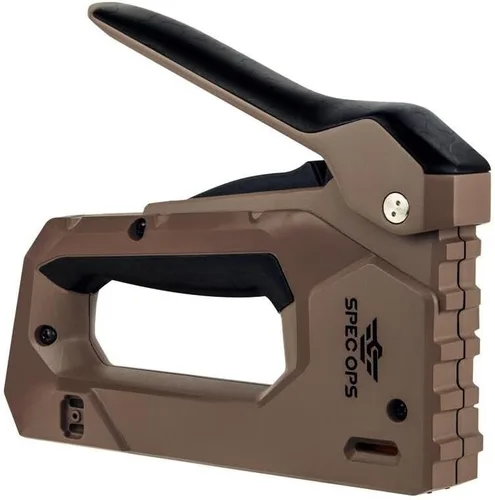 Vista 2 de Spec Ops Tools Pistola de grapas de alta resistencia, grapas de 1/4" - 9/16", clavos de 18-calibre, esfuerzo reducido