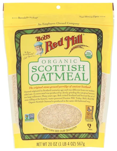 Vista 7 de Bob's Red Mill Harina de avena escocesa orgánica, 20oz (paquete de 4)