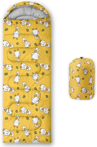 Vista 21 de Axolotl Saco de Dormir de Unicornio para Niños y Niñas – Sacos de Dormir Ligeros Cálidos para Clima Frío, Saco de Dormir Portátil Impermeable