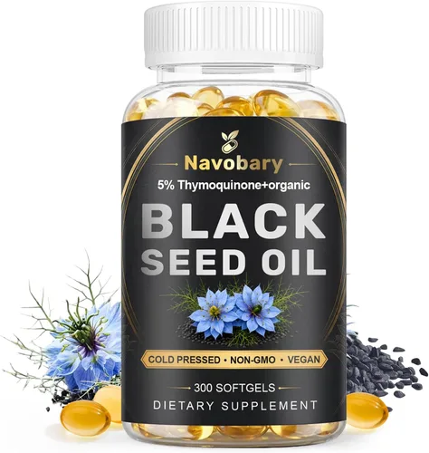 Vista 9 de Black Seed Oil Softgel 500mg prensado en frío - 150 cápsulas