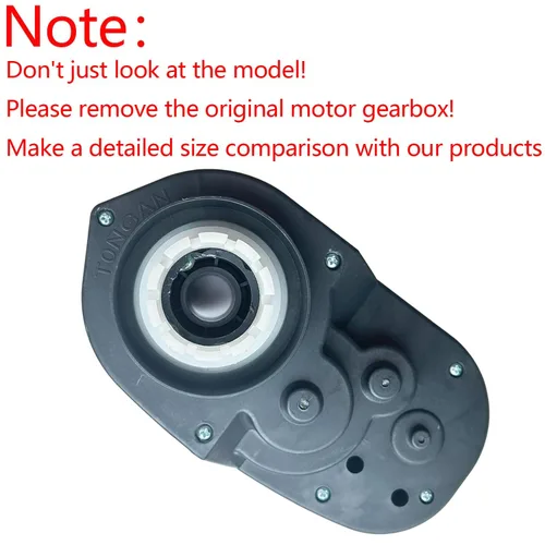 Vista 5 de Caja de cambios de motor de alta velocidad RS550 de 12 voltios, 35000 RPM, para ruedas eléctricas, juguetes de paseo para niños, actualización