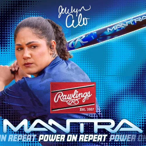 Vista 2 de Rawlings 2026 Bate de sóftbol Mantra Fastpitch -9 / -10 / -11 Drop Compuesto de 2 piezas Aprobado para todas las asociaciones