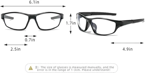 Vista 9 de Gafas de seguridad de lente completa envolventes con lectores, gafas de lectura de seguridad con aumento deportivo para hombres y mujeres