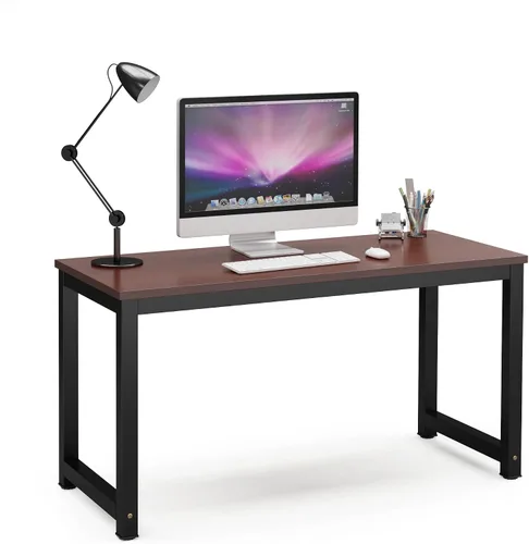Vista 8 de Mesa para computadora Tribesigns moderna estilo sencillo para PC, portátil, estudio, moderna estación de trabajo para el oficina en casa