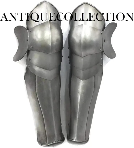 Vista 2 de ANTIQUECOLLECTION Conjunto de Grebas Articuladas Armadura Medieval Cosplay