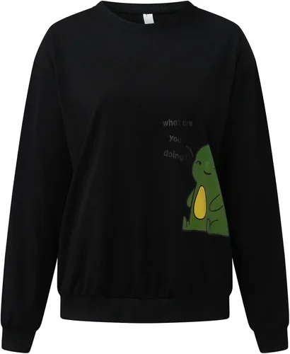 Vista 2 de Mensch Sudadera con capucha de dinosaurio para pareja, linda sudadera para el día de San Valentín, 1 pieza para él y ella