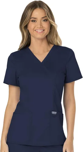 Vista 16 de Cherokee WW Revolution - Camisa de enfermería con 2 bolsillos para mujer ciel