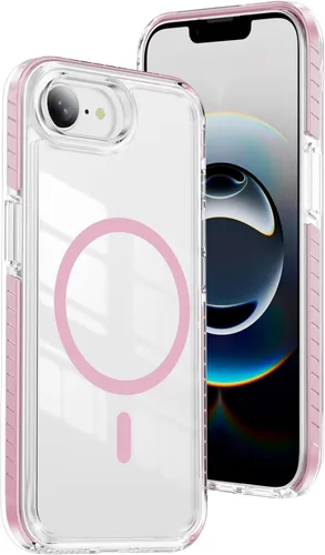 Vista 10 de LEMAXELERS Funda magnética transparente para iPhone 18 Pro Max, color negro