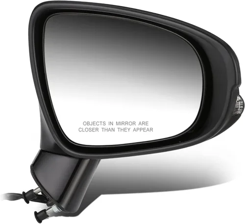 Vista 8 de DNA Motoring OEM-MR-LX1320159 - Espejo de visión de la puerta del lado del conductor con luz de charco de señal de giro de memoria compatible