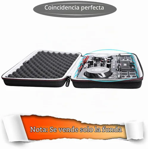 Vista 9 de LTGEM - Funda para controlador de DJ Hercules DJControl Inpulse 200 / DJControl Inpulse 200 MK2 - Bolsa de transporte protectora de viaje
