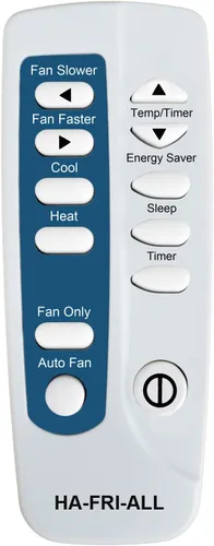 Vista 3 de Repuesto para control remoto de aire acondicionado Frigidaire que aparece en la imagen