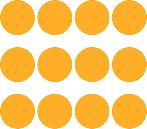 Vista 128 de LiteMark Calcomanías extra pequeñas, puntos de vinilo extraíbles, calcomanías circulares con acabado mate, calcomanías redondas para pared de aula