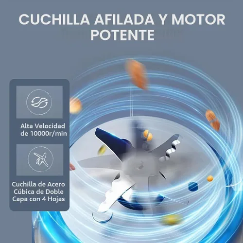 Vista 7 de Joydeem JD-PB8200 - Licuadora compacta con 10 menús, licuadora de cocción silenciosa para leche de soja, pasta y jugo, acero inoxidable 304