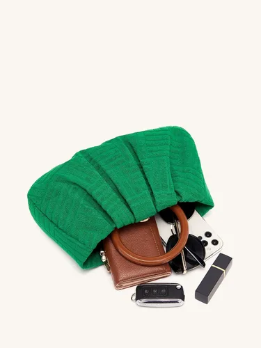 Vista 4 de Verdusa Bolso de mano pequeño fruncido para mujer
