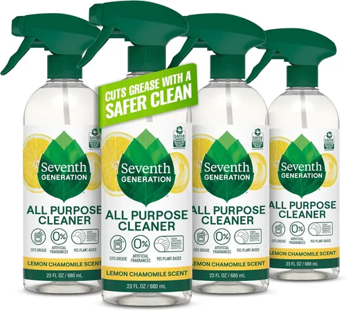 Vista 13 de Seventh Generation Limpiador Multiusos, Transparente y Sin Fragancia, Corta Grasa, 23 onzas líquidas