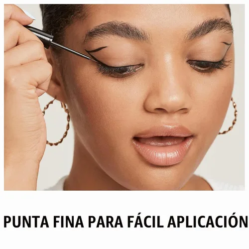 Vista 4 de Rimmel Glam Eyes Liquid Liner, Black Glamour, 0.1 fl oz