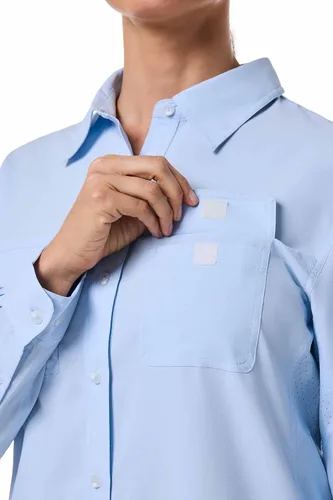 Vista 6 de Coolibar Camiseta de viaje Mylitta UPF 50+ para mujer - Protección solar