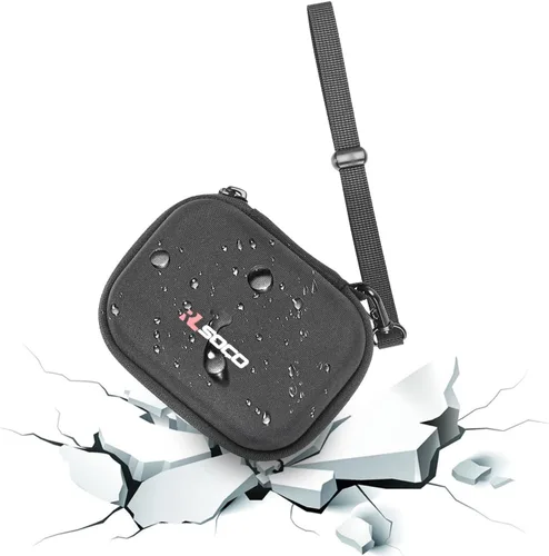Vista 4 de RLSOCO Funda de transporte para JBL GO 4/GO 3/GO 3 Eco/GO 2 Altavoz Bluetooth portátil (solo funda)