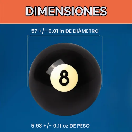 Vista 2 de GSE 2-1/4" Billiard Eight Ball #8 Pool Ball OR Pool Cue Ball Replacement Negro #8 Bola