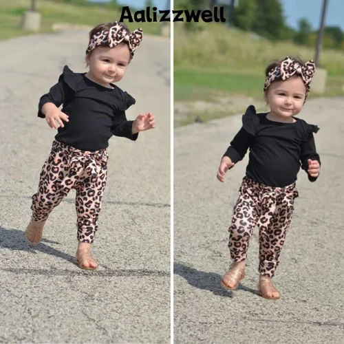 Vista 3 de Aalizzwell Conjunto de mameluco acanalado para bebé recién nacido prematuro para otoño e invierno