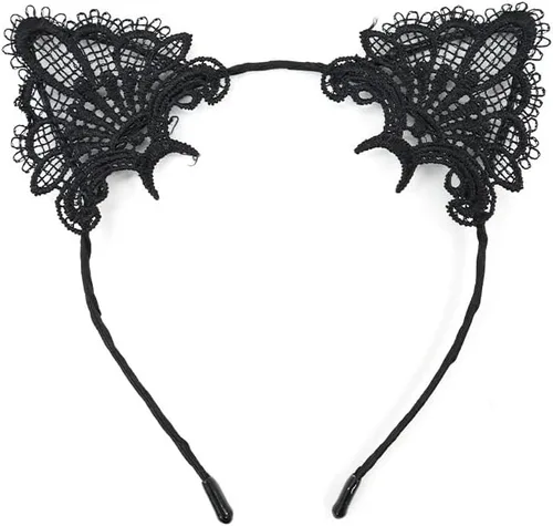 Vista 5 de UN UNITEDTIME Disfraz de gato negro para mujer, accesorios de disfraz de gato negro, disfraz sexy para mujer, máscara de Halloween para adultos