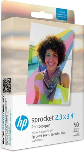 Vista 5 de HP Sprocket Premium Zink Sticky Back papel fotográfico