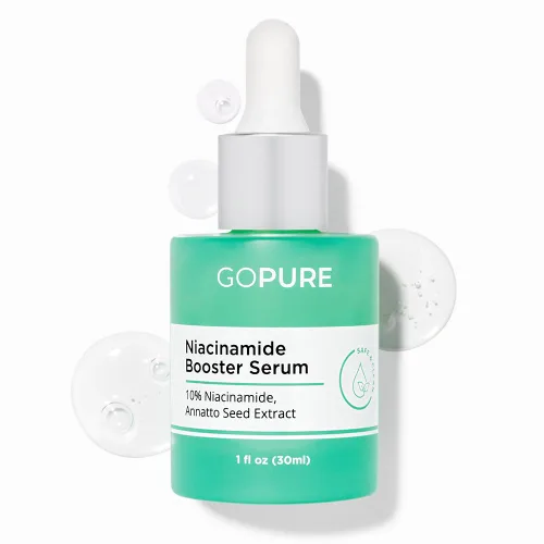Vista 4 de goPure Suero potenciador de niacinamida 10% – Cuidado de la piel que reduce el enrojecimiento, reduce el aspecto de la decoloración de la piel