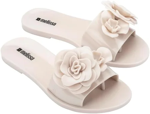 Vista 11 de Melissa Babe Petals - Sandalias de gelatina sin cordones para mujer