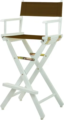 Vista 189 de Casual Home - Silla de director de 18 in, marco negro, lona negra, altura clásica Marco negro - Madera maciza